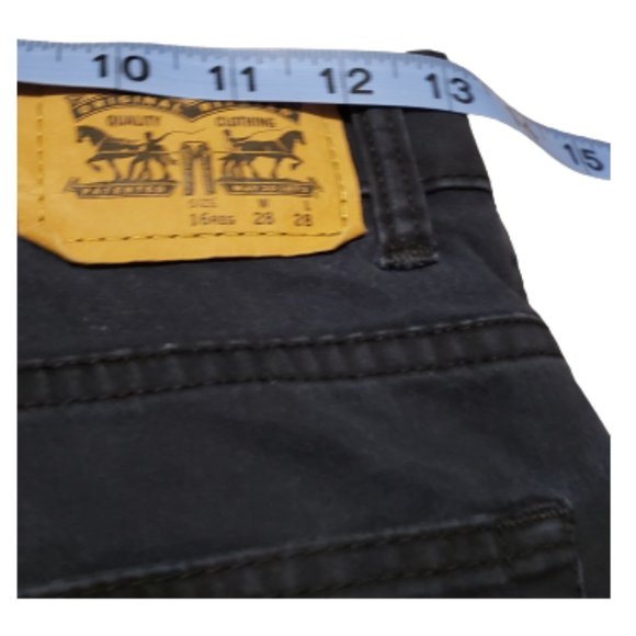 Levi's Levi Strauss & Co. Black Denim Jeans Pants | Women's 16 28 x 28 Pre-owned - Picture 7 of 9